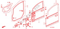 TUERTAFELN, VORNE für Honda CIVIC HYBRID MX 4 Türen vollautomatische 2011