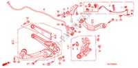 UNTERER ARM, HINTEN für Honda CIVIC HYBRID MX   DAYTIME LIGHT 4 Türen vollautomatische 2011