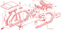 GEHAEUSESTRUKTUR(AUSSENBLECH) für Honda LEGEND LEGEND 4 Türen 5 gang-Schaltgetriebe 1994