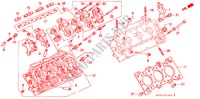 ZYLINDERKOPF(RECHTS) für Honda LEGEND LEGEND 4 Türen 4 gang automatikgetriebe 1995