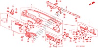 INSTRUMENTENBRETT(LH) für Honda LEGEND COUPE LEGEND 2 Türen 5 gang-Schaltgetriebe 1994