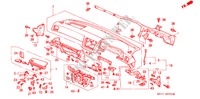 INSTRUMENTENBRETT(RH) für Honda LEGEND COUPE LEGEND 2 Türen 4 gang automatikgetriebe 1992