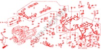 MOTORKABELBAUM/KLAMMER(RH) für Honda LEGEND COUPE LEGEND 2 Türen 4 gang automatikgetriebe 1991
