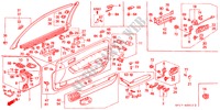 TUERVERKLEIDUNG, VORNE für Honda LEGEND COUPE LEGEND 2 Türen 5 gang-Schaltgetriebe 1995