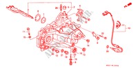 GETRIEBEGEHAEUSE (DOHC) für Honda CIVIC CRX VTI 2 Türen 5 gang-Schaltgetriebe 1997