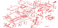 KONSOLE(RH) für Honda CIVIC CRX VTI 2 Türen 5 gang-Schaltgetriebe 1993