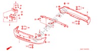 STOSSFAENGER für Honda CIVIC CRX ESI 2 Türen 5 gang-Schaltgetriebe 1996