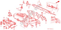 ANSAUGKRUEMMER(PGM FI) (DOHC VTEC) für Honda CIVIC VTI 3 Türen 5 gang-Schaltgetriebe 1995