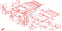 DACHVERKLEIDUNG(RH) für Honda CIVIC ESI 3 Türen 5 gang-Schaltgetriebe 1992