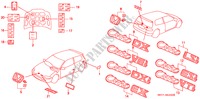 EMBLEM für Honda CIVIC VTI 3 Türen 5 gang-Schaltgetriebe 1995