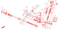 GETRIEBE, SERVOLENKUNG(PORTUGIESISCH) für Honda CIVIC LSI 3 Türen 4 gang automatikgetriebe 1995