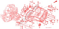 GETRIEBEGEHAEUSE für Honda CIVIC ESI 3 Türen 4 gang automatikgetriebe 1992