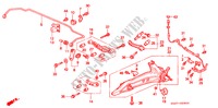 HINTEN STABILISATOR/HINTEN UNTERER ARM für Honda CIVIC LSI 3 Türen 4 gang automatikgetriebe 1993