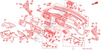 INSTRUMENTENBRETT(LH) für Honda CIVIC DX         AUSTRIA 3 Türen 5 gang-Schaltgetriebe 1995