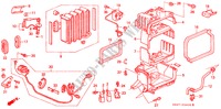 KLIMAANLAGE(EINHEIT) (LH)( '93) für Honda CIVIC LSI 3 Türen 4 gang automatikgetriebe 1992