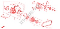 KLIMAANLAGE(KOMPRESSOR) (MATSUSHITA)('92) für Honda CIVIC LSI 3 Türen 4 gang automatikgetriebe 1992