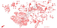 MOTORKABELBAUM/KLAMMER(DOHC VTEC) für Honda CIVIC LSI 3 Türen 5 gang-Schaltgetriebe 1994