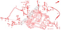 STEUERHEBEL für Honda CIVIC ESI 3 Türen 4 gang automatikgetriebe 1994