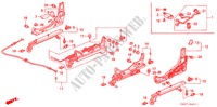 VORNE SITZKOMPONENTEN (LH)('94 ) für Honda CIVIC LSI 3 Türen 5 gang-Schaltgetriebe 1994