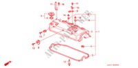 ZYLINDERKOPFDECKEL (SOHC) für Honda CIVIC LSI 3 Türen 5 gang-Schaltgetriebe 1995