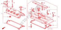 ZYLINDERKOPFDECKEL (VTEC) für Honda CIVIC VTI 3 Türen 5 gang-Schaltgetriebe 1993