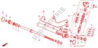 GETRIEBE, SERVOLENKUNG(PORTUGIESISCH) für Honda CIVIC LSI 4 Türen 4 gang automatikgetriebe 1995