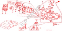 KOMBISCHALTER für Honda CIVIC ESI 4 Türen 4 gang automatikgetriebe 1994