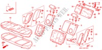 RUECKSITZ(SOHC) für Honda CIVIC ESI 4 Türen 5 gang-Schaltgetriebe 1995