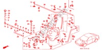 WINDSCHUTZSCHEIBENWASCHER/ SCHEINWERFERWASCHER für Honda CIVIC LSI 4 Türen 5 gang-Schaltgetriebe 1993