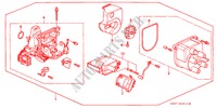 VERTEILER(TEC) für Honda CIVIC COUPE BASIC 2 Türen 5 gang-Schaltgetriebe 1994
