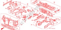 GEHAEUSESTRUKTUR(1) für Honda PRELUDE 2.3I 2 Türen 5 gang-Schaltgetriebe 1993