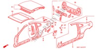 GEHAEUSESTRUKTUR(3) für Honda PRELUDE 2.3I 2 Türen 4 gang automatikgetriebe 1994