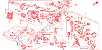 KOMBISCHALTER(2) für Honda PRELUDE 2.3I 2 Türen 5 gang-Schaltgetriebe 1992