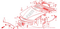 MOTORHAUBE für Honda PRELUDE 2.0I 2 Türen 4 gang automatikgetriebe 1993