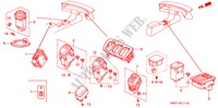 SCHALTER(2) für Honda PRELUDE 2.3I 2 Türen 5 gang-Schaltgetriebe 1992