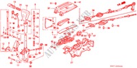 WAHLHEBEL(1) für Honda PRELUDE 2.0I 2 Türen 4 gang automatikgetriebe 1995