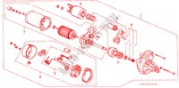 ANLASSER(VALEO) ('97) für Honda CIVIC 1.5ILS 5 Türen 5 gang-Schaltgetriebe 1997