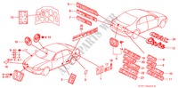 EMBLEME für Honda CIVIC 1.4I          75PS 5 Türen 5 gang-Schaltgetriebe 1997