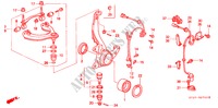 GELENK für Honda CIVIC 1.4IS 5 Türen 5 gang-Schaltgetriebe 1997