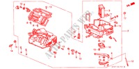 HEIZUNGSEINHEIT(RH) für Honda CIVIC 1.5I 5 Türen 5 gang-Schaltgetriebe 1995