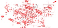 INSTRUMENTENBRETT(LH) für Honda CIVIC 1.4I 5 Türen 5 gang-Schaltgetriebe 1996