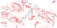 INSTRUMENTENBRETT(LH) für Honda CIVIC 1.4I          75PS 5 Türen 5 gang-Schaltgetriebe 1997