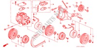 KLIMAANLAGE (KOMPRESSOR) (DOHC) für Honda CIVIC 1.8VTI 5 Türen 5 gang-Schaltgetriebe 1997