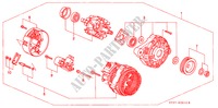 LICHTMASCHINE(BOSCH) für Honda CIVIC 1.6ILS 5 Türen 5 gang-Schaltgetriebe 1995