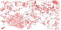 MOTORKABELBAUM (SOHC) für Honda CIVIC 1.4I          75PS 5 Türen 5 gang-Schaltgetriebe 1997