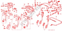 PEDAL(RH) für Honda CIVIC 1.5ILS 5 Türen 5 gang-Schaltgetriebe 1997