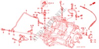 STEUERZUG/ STEUERHEBEL für Honda CIVIC 1.6ILS 5 Türen 4 gang automatikgetriebe 1997