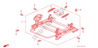VORNE SITZKOMPONENTEN (R.) (HOEHENEINSTELLER) für Honda CIVIC 1.4I 5 Türen 5 gang-Schaltgetriebe 1997