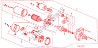 ANLASSER (VALEO) für Honda CIVIC 1.4I 5 Türen 5 gang-Schaltgetriebe 1999