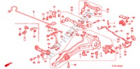 HINTEN STABILISATOR/ UNTERER ARM, HINTEN für Honda CIVIC 1.4I 5 Türen 5 gang-Schaltgetriebe 1999